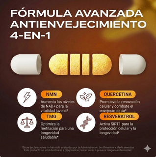 TERYVO® SUPLEMENTO NMN 4 EN 1